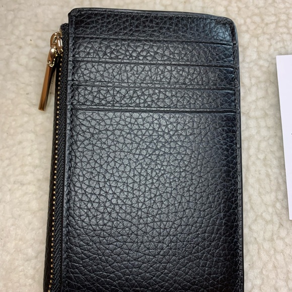 Kate Spade Black Pebbled Leather Dumpling Wallet - Picture 3 of 6
